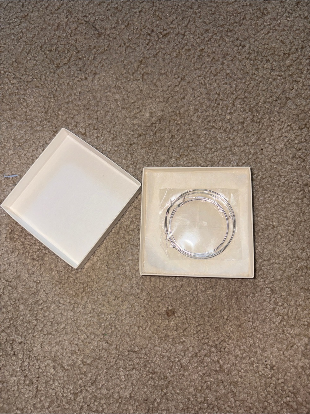 Napier Silver Hoop Earrings